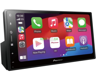 PIONEER SPH-DA77DAB - 2DIN i 1DIN multimediální přehrávač (autorádio), LCD 6,8", bezdrátové Apple CarPlay a Android Auto