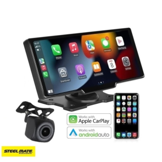 STEELMATE L07 Monitor10" AppleCarPlay AndroidAuto zrcadlení, 2K+FHD DVR